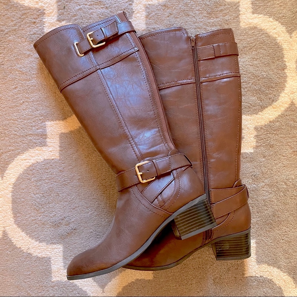 Unisa Size 8.5 Brown Riding Boots - New!